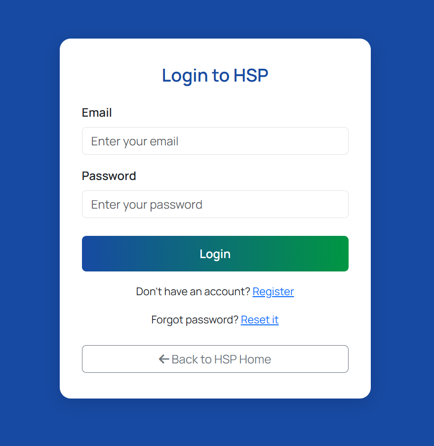 Login Page